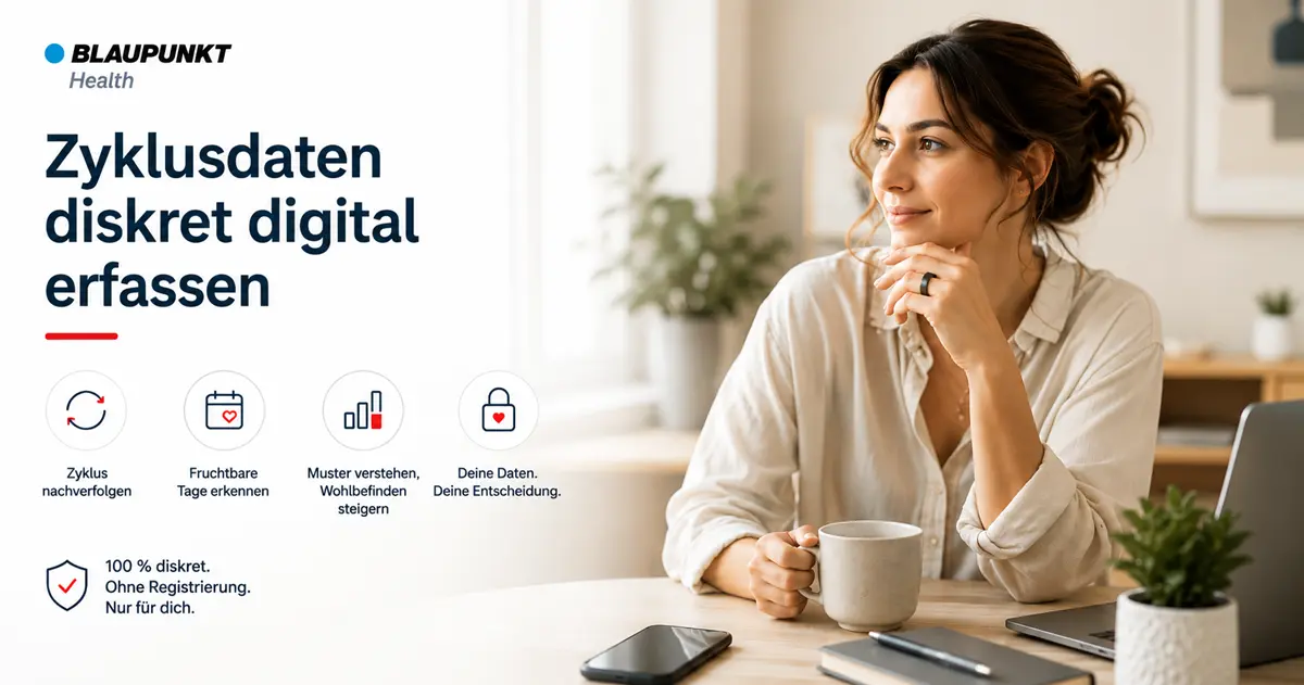 Zyklusdaten diskret digital erfassen