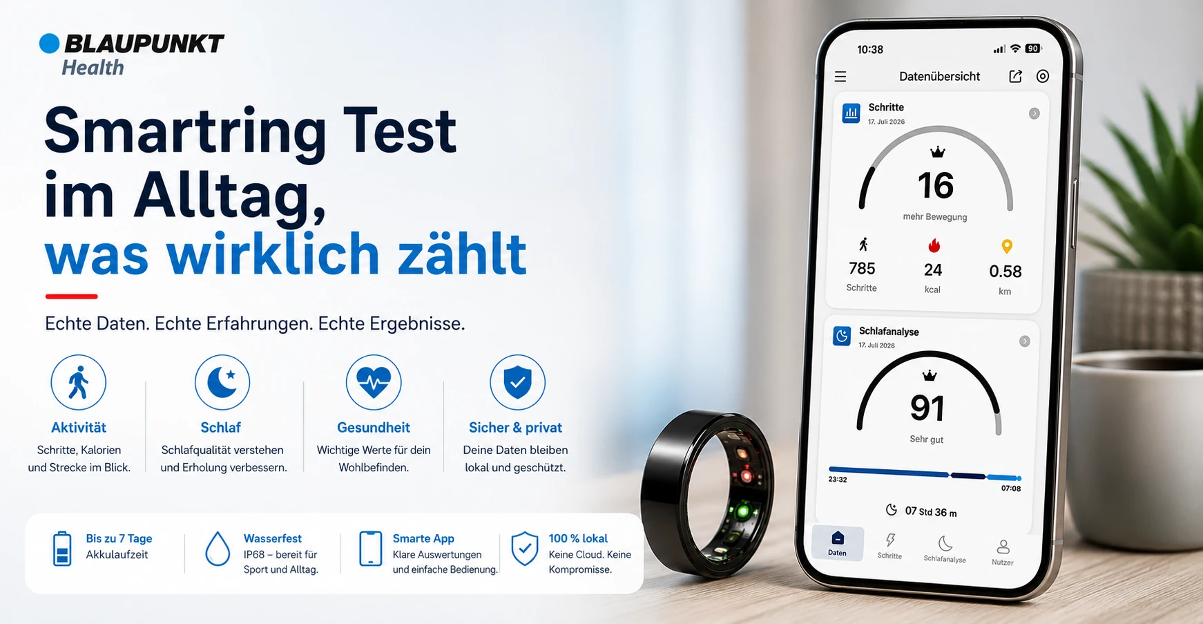 Smartring-Test im Alltag: Was wirklich zählt