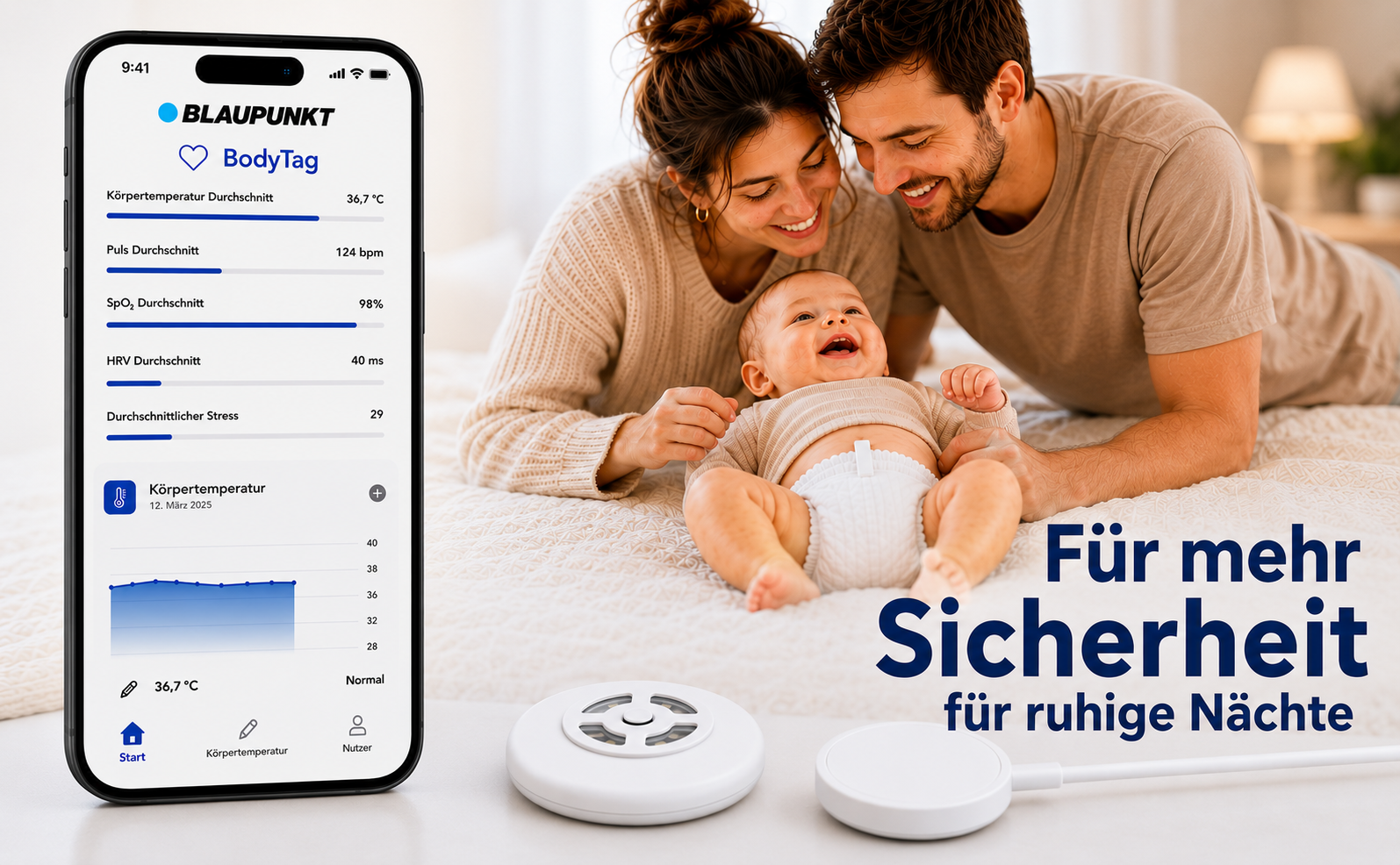 Babytracker BodyTag Erfahrungen im Alltag