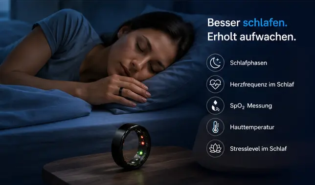 Smartring für Herzfrequenz im Schlaf richtig nutzen
