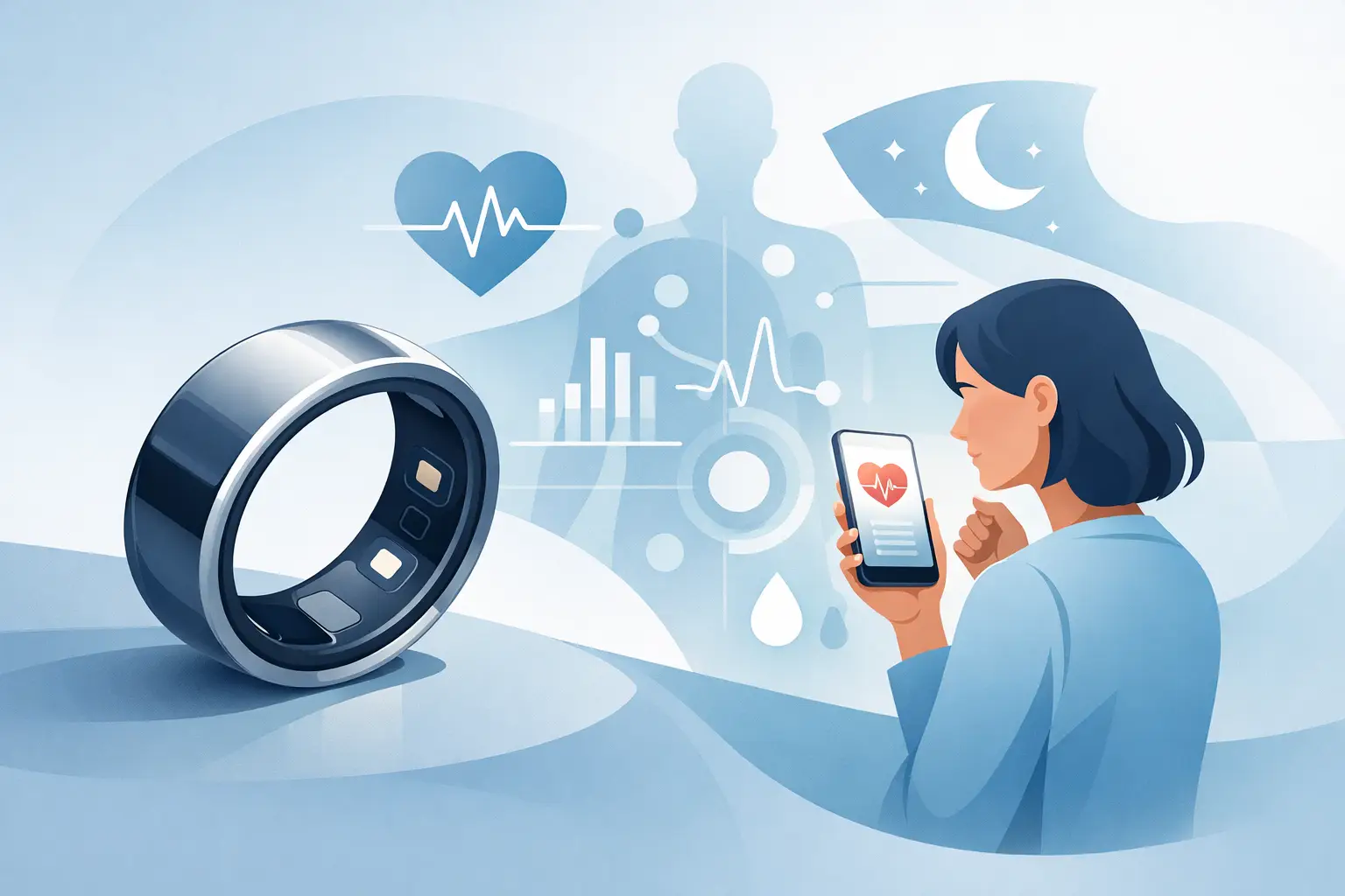 Smartring für diskretes Gesundheitstracking