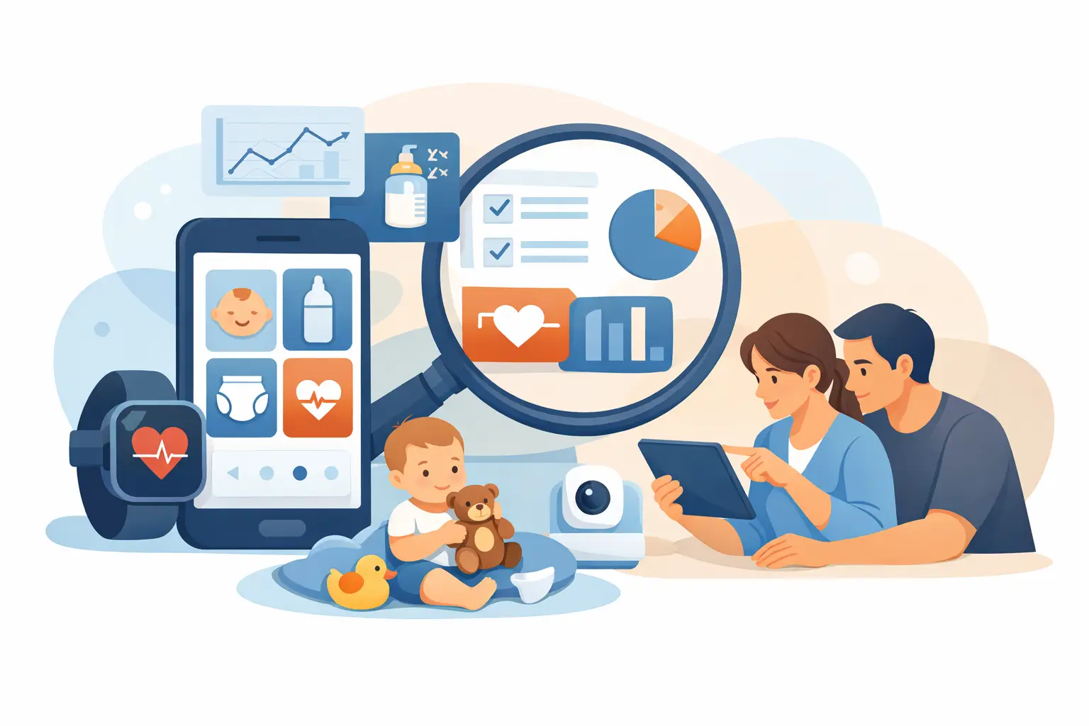 Babytracker Vergleich: Was Eltern wirklich brauchen