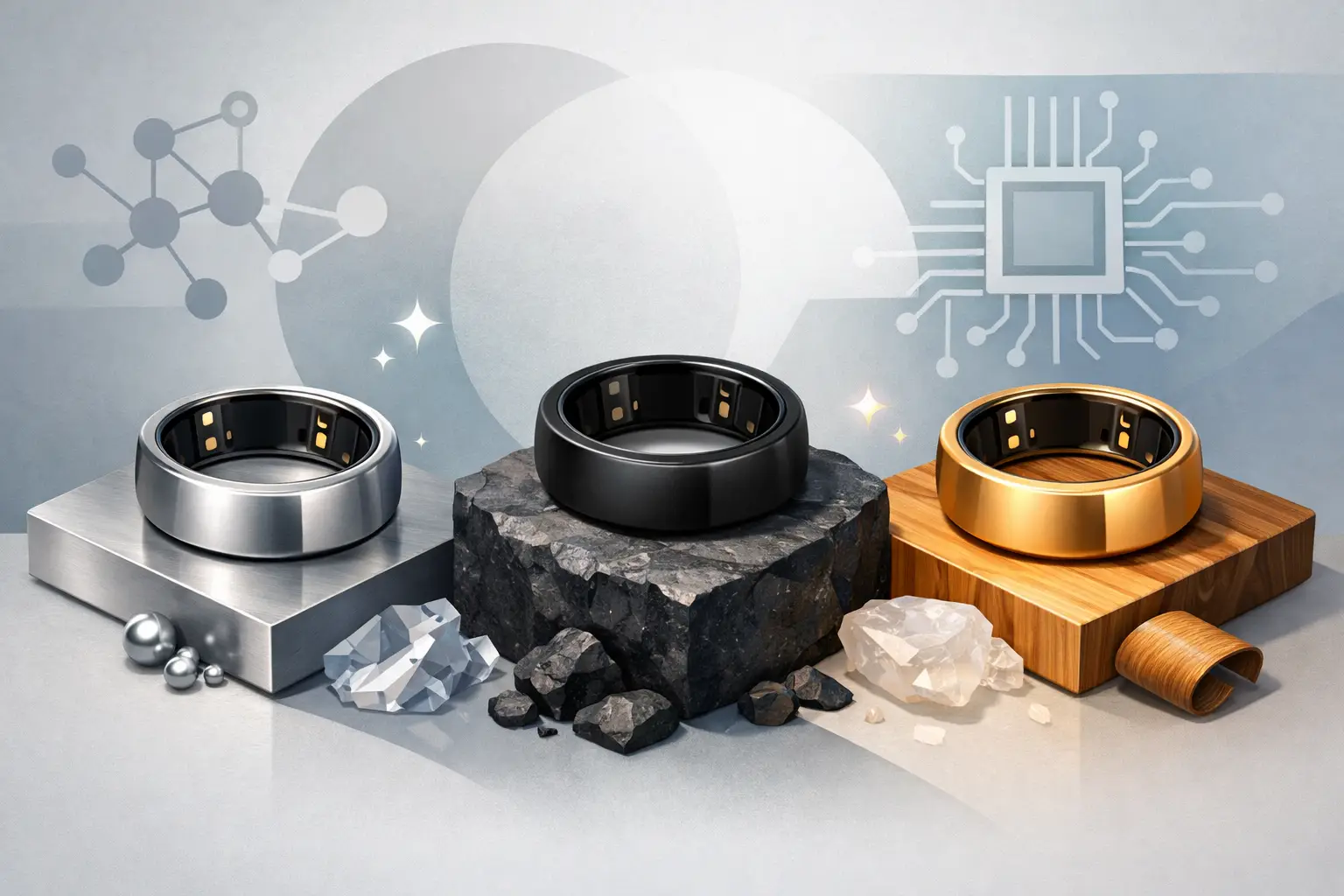Smart Ring Materialien im Vergleich erklärt