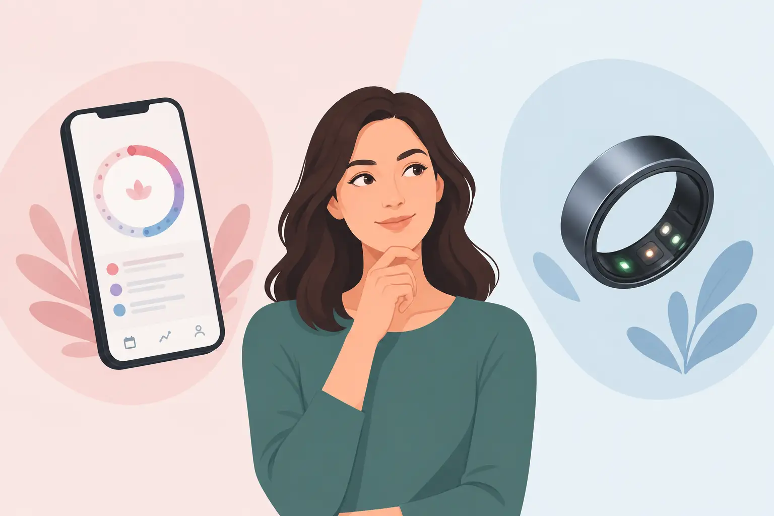 Zyklus App versus Ring - was passt besser?
