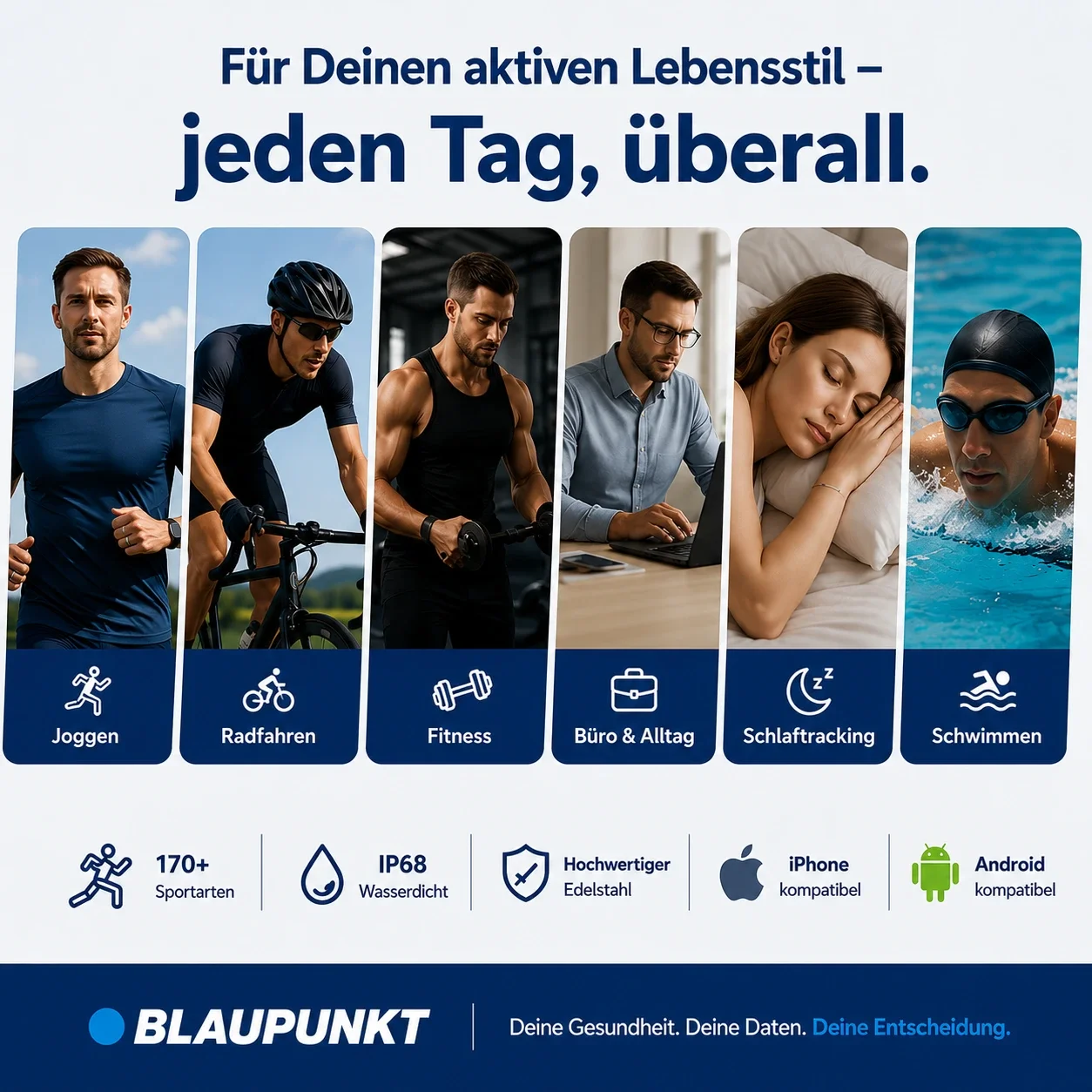 Smart Ring im Alltag, beim Sport und beim Schlafen